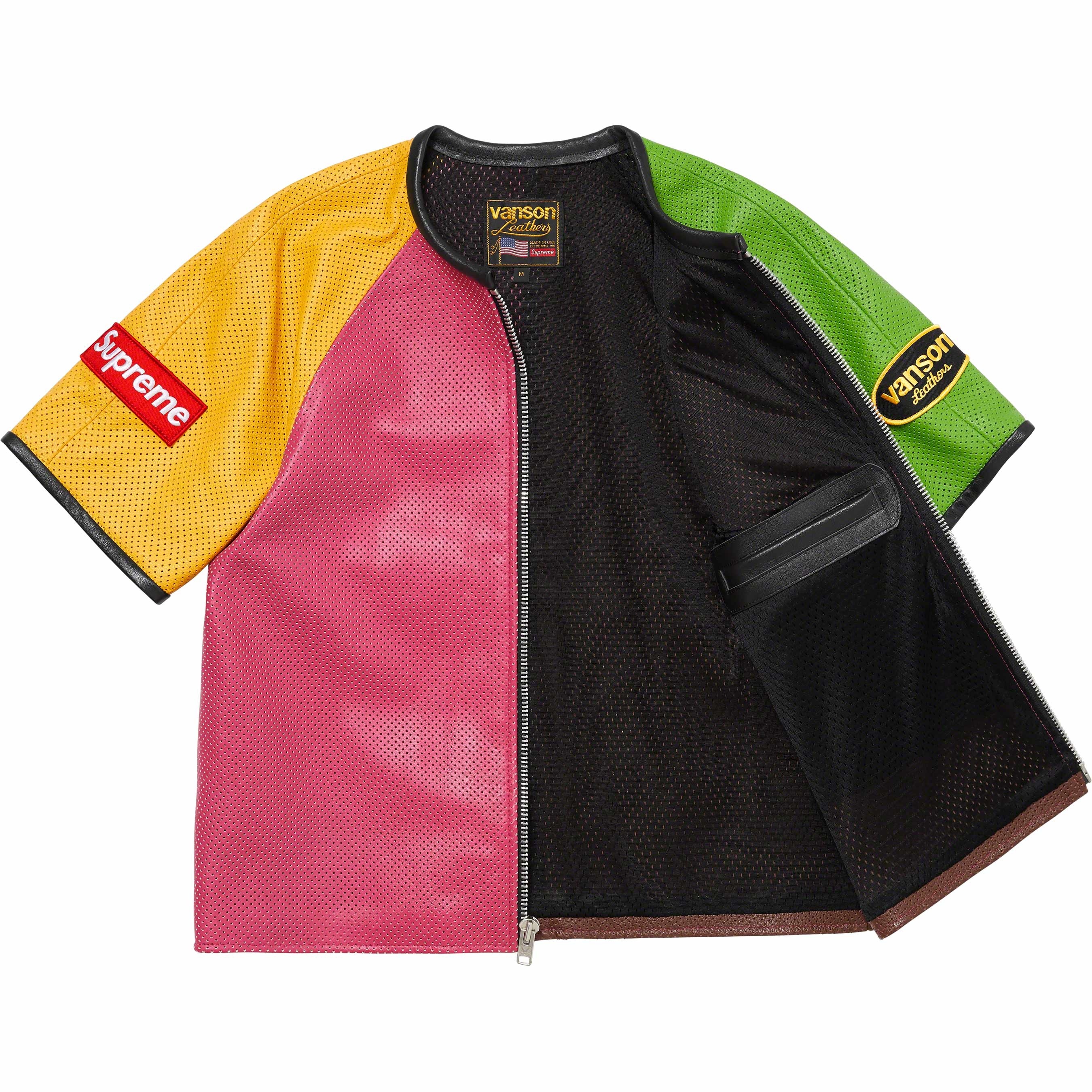 Supreme®/Vanson Leathers® S/S Racing Jacket view 3